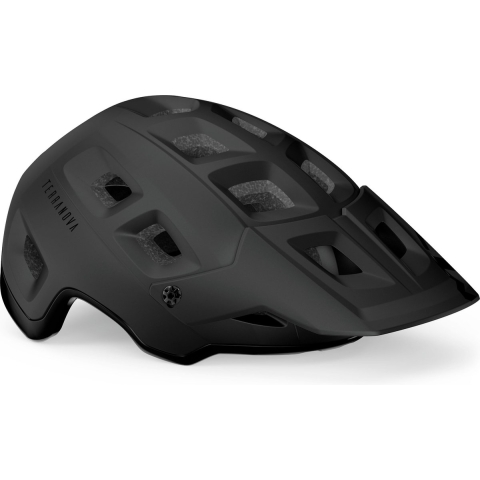 MET Terranova Fietshelm - Maat M - Black Matt Glossy