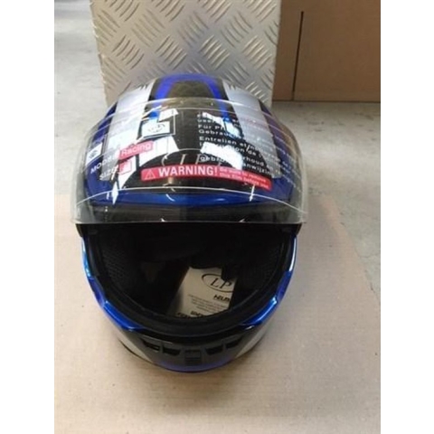 LP Integraalhelm l 59-60cm race blauw/zilver