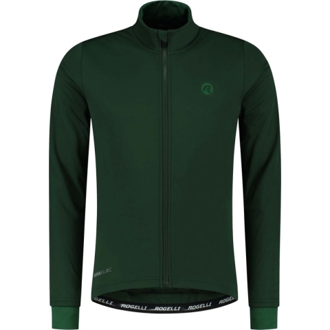 Rogelli Essential Fietsjack - Heren - Winterjack - Legergroen - Maat 2XL