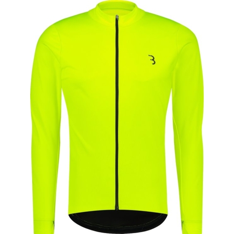 BBB Cycling TriGuard 3.0 Fietsjack - Drie-seizoenen Wielren Fietsjas - Winddicht en Waterafstotend - Neon Geel - Maat M - BBW-452
