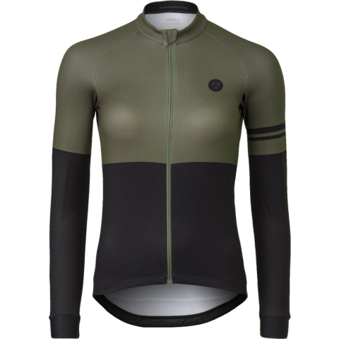 AGU Duo Fietsshirt Lange Mouwen Essential Dames - Army Green - S