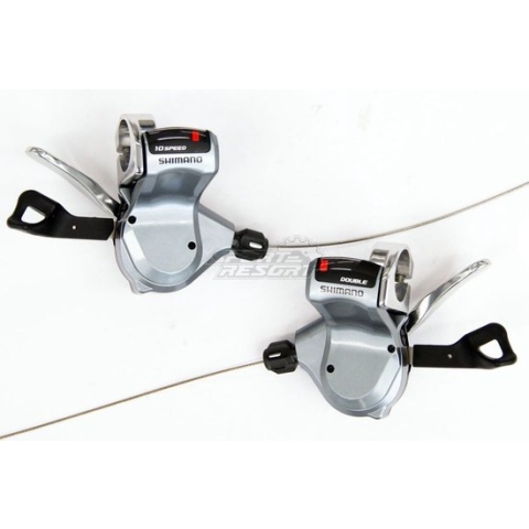 Shimano Duimversteller Set - SL-R780-L + SL-R780-R - Titanium - DOUBLE 10 SPEED - Links en Rechts