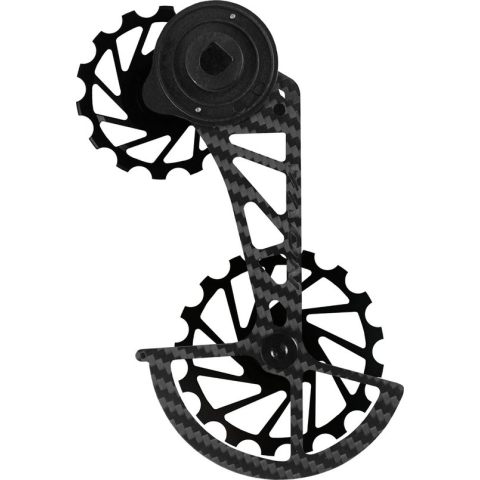 Novaride - AXS XPLR Carbon ceramic derailleur SRAM Red/FRCE Zwart