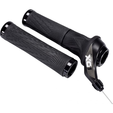 SRAM X.01 Eagle Draaischakelaar 12-speed achter Lock-On handvatten, black