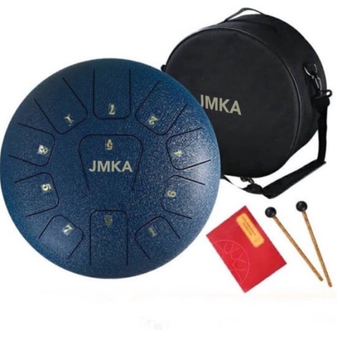 Handpan met Lesboek - Handpan 23CM Extra Groot - Handpan Tongue Drum - Healing Steel Tongue Drum - Hand Klankschaal - Meditatie - Handpan