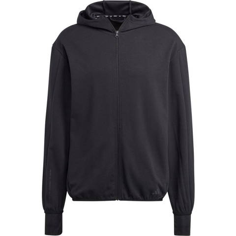 Adidas Yoga Base Sweatshirt Met Volledige Rits Zwart L Man