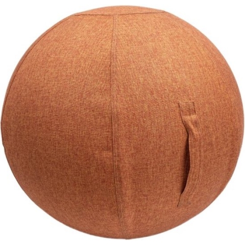 Zaza Home Zitbal Yoga Bal Oranje Kleuren- 75Cm