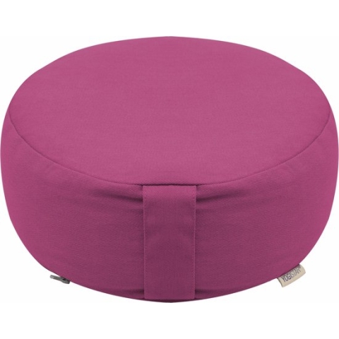 Meditation cushion - round - Dhyana raspberry Meditatiekussen YOGISTAR