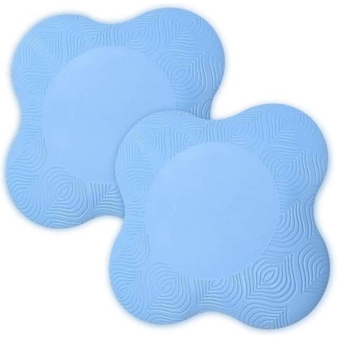 Yoga kniekussen, set van 2 dikke yoga kniebeschermers, antislip kniebeschermers voor yoga, pilates, fitnessdoeleinden, 20 x 20 x 2 cm