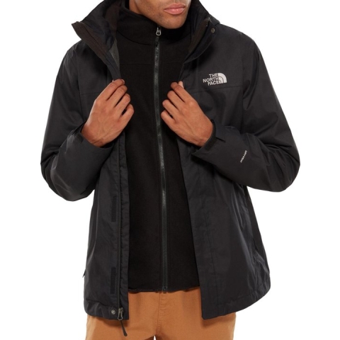 The North Face Evolve II Triclimate Jacket Heren Outdoorjas - TNF Black - Maat S