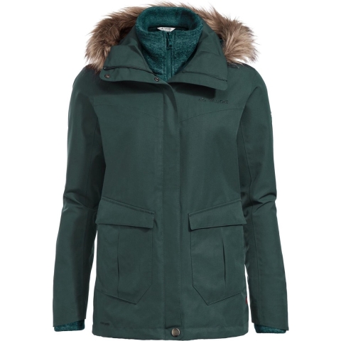 Vaude Kilia 3in1 Jacket Dames Outdoorjas - Quarz - Maat 46