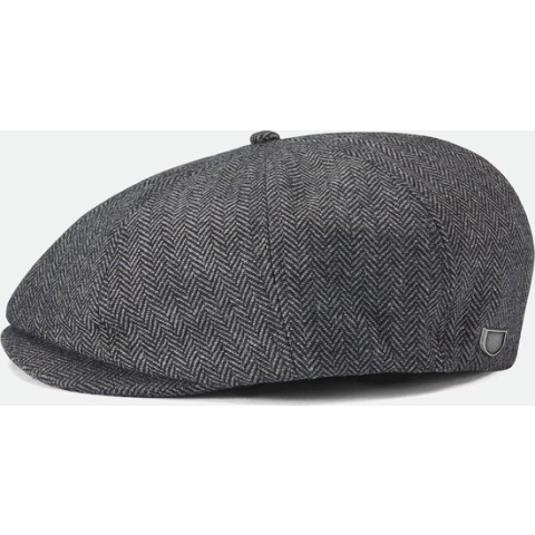 Brixton Brood Snap Cap Pet Grijs Zwart