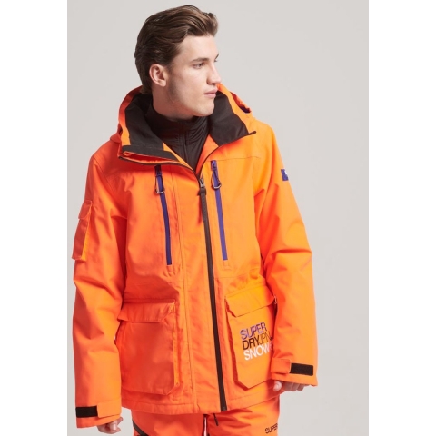 Superdry Ski Ultimate Rescue Jacket Heren Jas - Neon Sun Orange - Maat 2Xl
