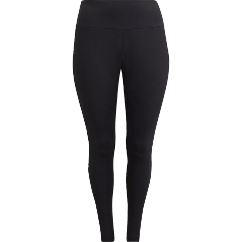 adidas Performance Yoga Essentials High-Waisted Legging (Grote Maat) - Dames - Zwart- 3X
