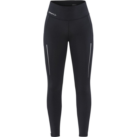 Craft Adv Essence Run Tight Dames - Sportlegging - zwart - Vrouwen  - Maat S