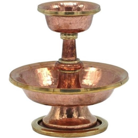 Serkyem offerset tweedelig - 11x12 - 430 - Koper
