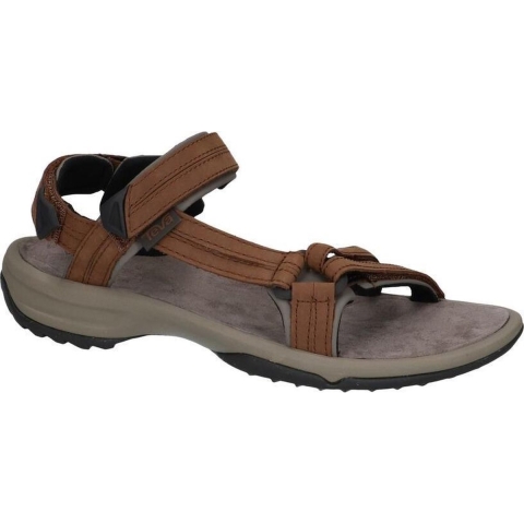 Teva Terra Fi Lite Leather Dames Sandalen - Bruin - Maat 36