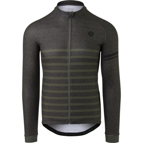 AGU Melange Fietsshirt Lange Mouwen Essential Heren - Groen - XXXL