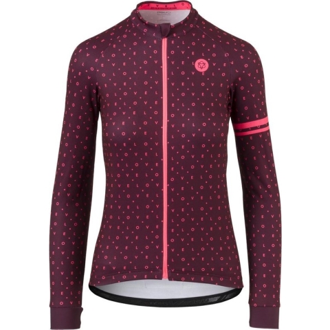 AGU Velo Love Fietsshirt Lange Mouwen Essential Dames - Roze - XL