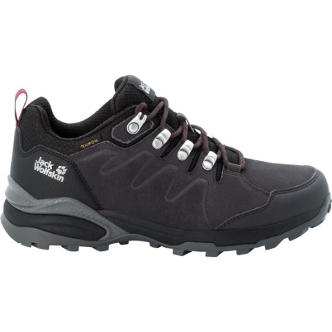Jack Wolfskin Refugio Texapore Low - Wandelschoenen - Dames Dark Steel / Purple 39