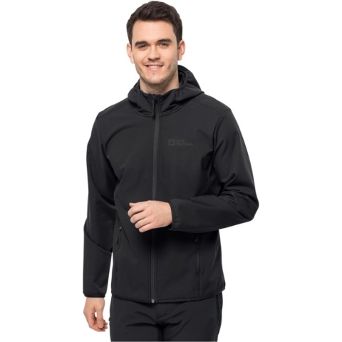 Jack Wolfskin Bornberg Hoody Men - Outdoorjas - Heren - Zwart - Maat XXXL