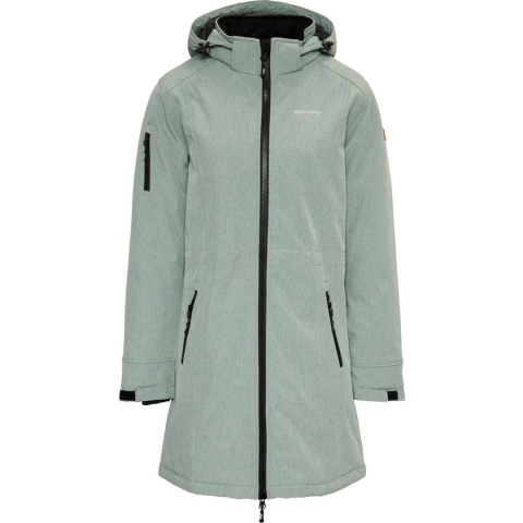 Nordberg Gitte Dames Gevoerde Softshell Ls02801-gn - Kleur Groen - Maat M
