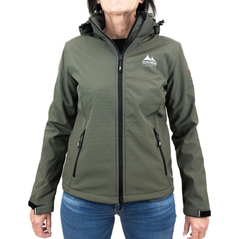 Nordberg Ingrida Dames Softshell Ls00201-ay - Kleur Groen - Maat XL
