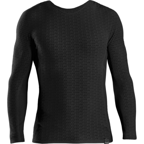 GripGrab - Freedom Seamless Thermal Fiets Base Layer Ondershirt Winter Zweethemd - Zwart - Unisex - Maat S/M