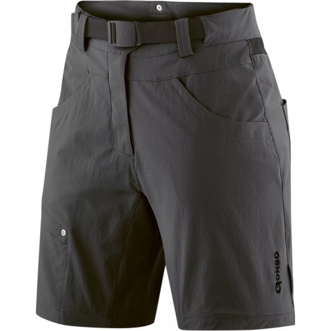 Gonso Fietsbroek Mira Dames Polyamide Zwart Maat 40