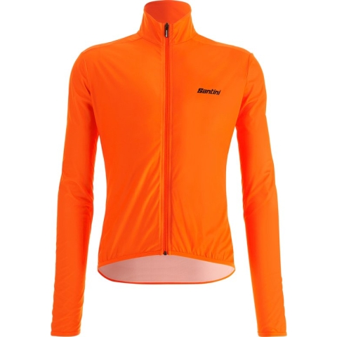 Santini Nebula - Windbreaker ORANJE - Maat XXL