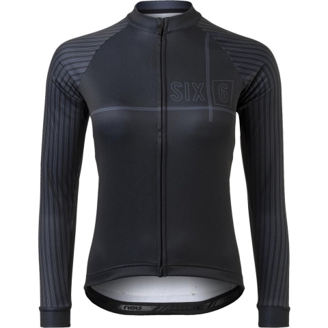 AGU Classic Fietsshirt Lange Mouwen II SIX6 Dames - Zwart - L