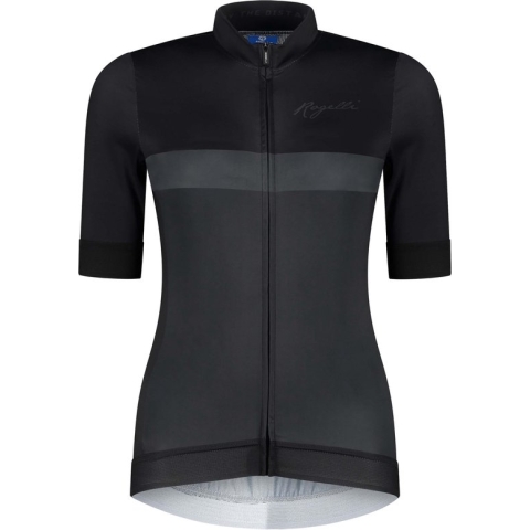 Rogelli Prime Fietsshirt - Korte Mouwen - Dames - Zwart, Grijs - Maat M