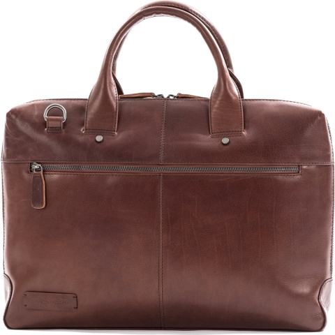 Plevier Flint business tas 15.6 inch bruin.
