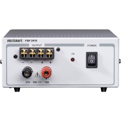 VOLTCRAFT FSP 2410 Labvoeding, vaste spanning 24 - 29 V/DC 10 A 240 W Aantal uitgangen: 1 x
