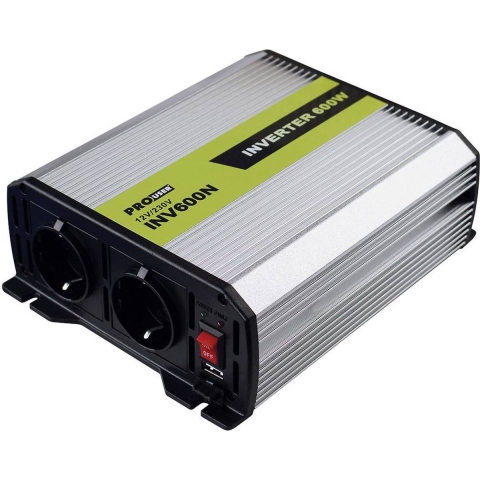 ProUser INV600N Omvormer 600 W 12 V/DC - 230 V/AC, 5 V/DC