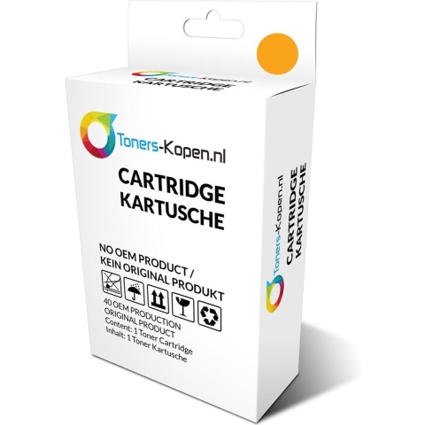 Geschikt voor Compatible inkt cartridge voor Epson T636A XL oranje