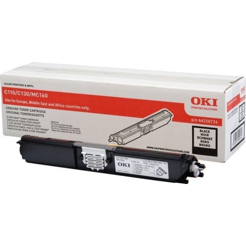 Oki Tonercartridge C110 black