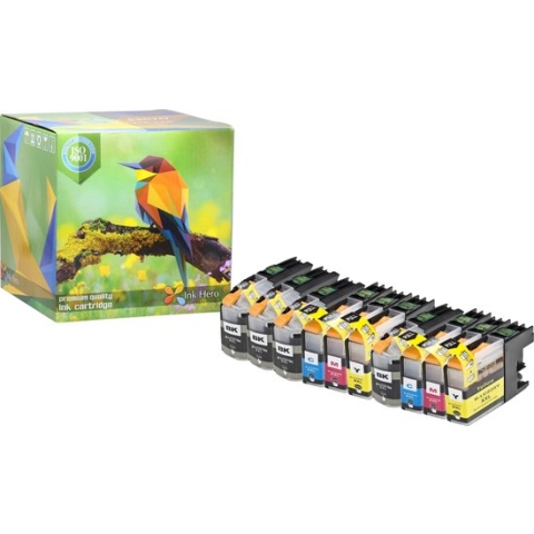 Ink Hero - 10 Pack - Inktcartridge / Alternatief voor de Brother LC227, DCP-J4120DW, MFC-J4420DW, MFC-J4620DW, MFC-J4625DW