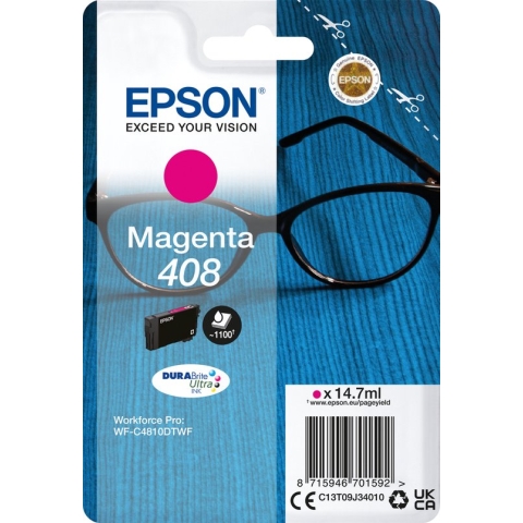 Original Ink Cartridge Epson 408 Magenta