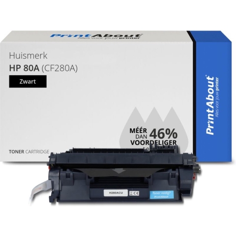 PrintAbout HP 80A (CF280A) toner zwart