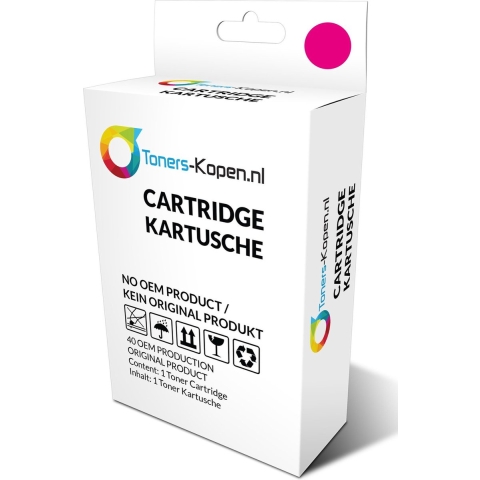 Geschikt voor Huismerk inkt cartridge voor Epson T6363 XL magenta