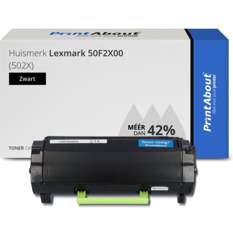Lexmark 502X (50F2X00) toner zwart Huismerk