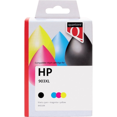 Inktcartridge Quantore alternatief tbv HP 3HZ51AE 903XL zwart 3 kleuren HC