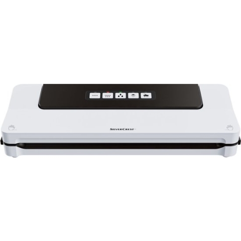 Silvercrest Vacumeermachine Wit - Vacuum water- en luchtdicht te verpakken - 125 W - 3m Folierol