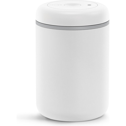Fellow Atmos Vacuum Canister - 1.2l Matte White Steel