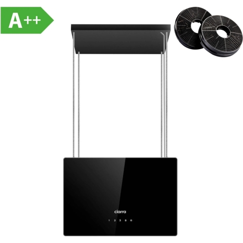 CIARRA CBCB4850 - 48cm Smart Kookeiland Eilandafzuigkap - Smart APP en WIFI bediening – Air Purifying - inclusief koolstoffilters – 700m3 – DC motor A++