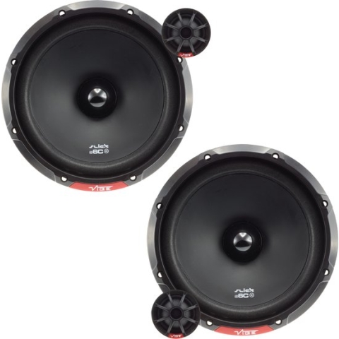 Vibe Slick 6C-V7 - Autospeakers - 6,5"Inch (16,5 cm) 2-weg - Luidspreker Composet - 270w Piek / 90w RMS
