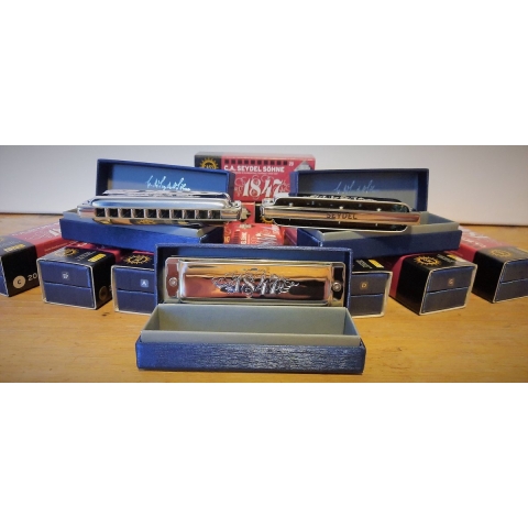 Seydel Mondharmonica Blues 1847 Lightning toonsoort A - Topmerk - Hoogwaardige kwaliteit