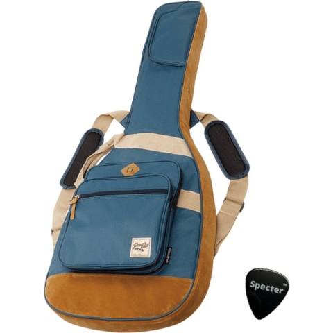 Ibanez Powerpad Gigbag | Elektrische Gitaar Tas | Deep Blue | Met Specter Plectrum | Gitaarhoes