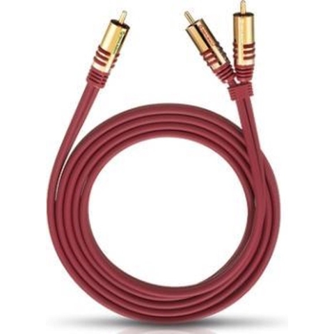 Oehlbach: NF Y-Sub 800 Subwooferkabel 8,0 meter - Rood